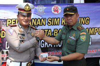 Polresta buka pelayanan SIM di Kodim 0410/ Bandarlampung
