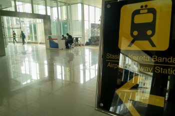 Pengguna KA Bandara capai 500 penumpang per hari