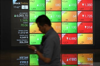 IHSG Rabu dibuka menguat 13,53 poin ke posisi 4.543,08