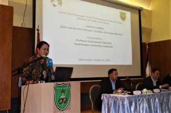 Pakar Asia Tenggara asal Indonesia memberi kuliah umum di Yordania