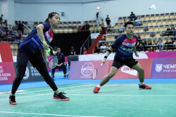 Leo/Indah  tampil kurang siap di final WJC 2019