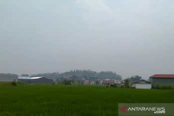 Sebaran asap terpantau di sisi timur Sumbar, penurunan kualitas udara akan meluas