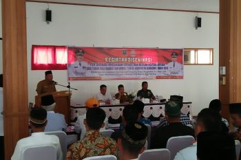 Pemkab Sijunjung gelar diseminasi perundang-undangan untuk tokoh masyarakat dan ormas