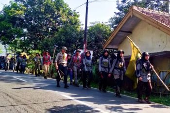 Anggota baru Mapala Satria UMP ikuti pendidikan dasar