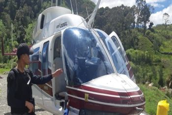 KKB tembaki Helikopter milik PT Intan Angkasa Air Service di Kabupaten Puncak Papua