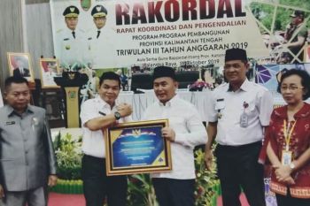 Tiga kali WTP, Pemkab Bartim terima penghargaan dari Kemenkeu RI