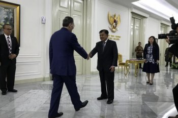 Wapres JK terima kunjungan kehormatan Wapres China Wang Qishan