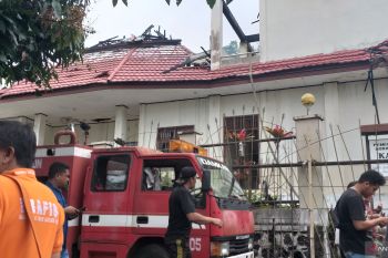 Asrama putra mahasiswa Papua di Tomohon-Sulawesi utara terbakar