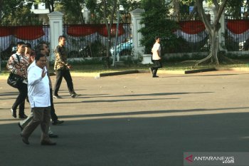 Prabowo Subianto  temui Presiden di Istana