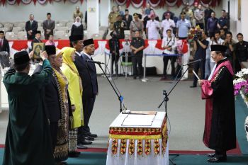 Mingrum Gumay resmi jabat Ketua DPRD Lampung periode 2019-2024