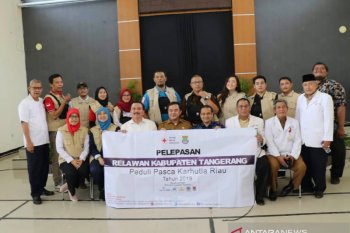 PMI Tangerang berangkat untuk bantu korban karhutla di Riau