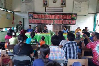 Satgas TMMD gelar penyuluhan pertanian dan perkebunan Kepada masyarakat desa