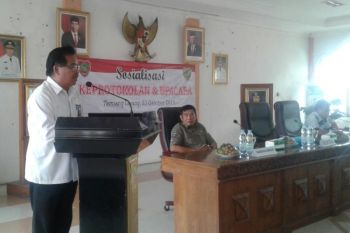 Pegawai Pemkab Barito Timur diberi pengetahuan keprotokolan