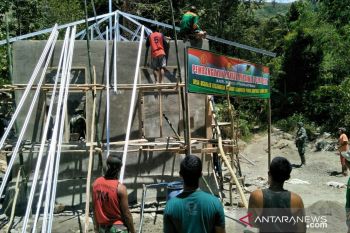 Pembangunan kantor tiga pilar program TMMD hampir rampung