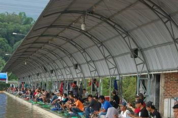 Dinas Pariwisata OKU  bangun kolam pemancingan Rantau Kumpai