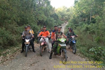 Polsek Pengandonan Ogan Komering Ulu gencar lakukan  patroli Karhutla