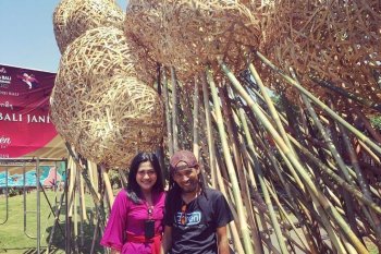 Seni instalasi "percantik" Taman Budaya Bali