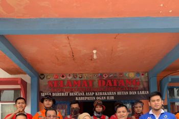Prihatin kabut asap, senator termuda datangi langsung Kantor BPBD Ogan Ilir