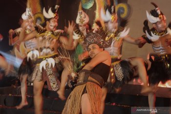 Tarian kolosal "Face of Indonesia" meriahkan "Nusa Dua Fiesta 2019"