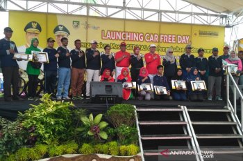 Warga Bengkulu antusias ikuti "car free day", kurangi polusi