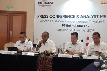 Bukit Asam cetak produksi batu bara triwulan III naik 10 persen