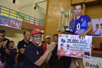 SKR Bekasi juarai Open Turnamen Bola Voli Fokal Cup IV di Agam
