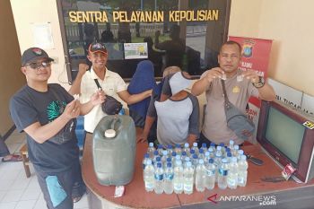 Polsek Palu Utara geledah sarang miras dan sabu di  Taipa