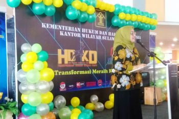 Wagub Sulbar jadi inspektur upacara pada hari jadi Kemenkumham