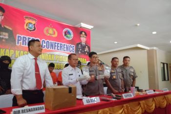 Polda Sultra ungkap sindikat sabu-sabu 1,2 kilogram