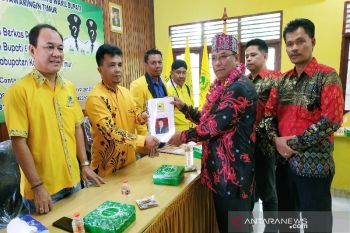 Ridwan pendaftar terakhir bakal calon bupati di Golkar Kotim