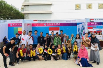 Pelajar Indonesia  meriahkan Festival Kebudayaan Internasional di Wuhan