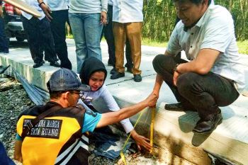 Dinas PUBM Sumsel tinjau  proyek pembangunan jalan di Ogan Komering Ulu
