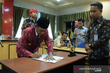 Delapan pejabat Eselon dua Pemkot Palu diambil sumpah