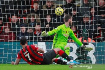 Liga Inggris -- Bournemouth tumbangkan Manchester United 1-0