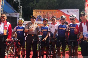 West Sumatra local team shows off in TdS 2019, they get the national second position
