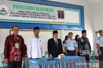 IAIN Palu dan Rutan Donggala gelar penyuluhan agama bagi narapidana