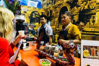 Kopi dan minuman tradisional  Indonesia digemari pengunjung WTM London