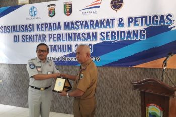 Jasa Raharja sosialisasi ke masyarakat dan petugas KAI