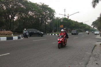 Aroma khas kabut asap kembali tercium di Kota Palangka Raya