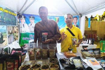 Kopi organik Lahat asal Sumatera Selatan diperkenalkan di Festival Kopi Lampung