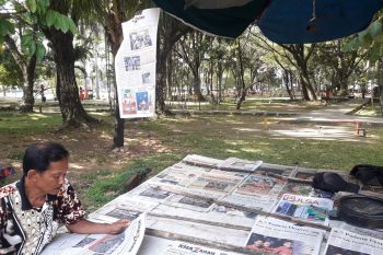 Jualan Koran yang mulai tergerus zaman