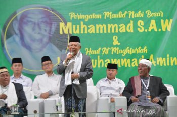 Kata Wapres Ma'ruf kemiskinan hampir membawa orang pada kekafiran