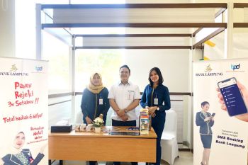 Bank Lampung KCP TBS buka stand dan kenalkan produk unggulan