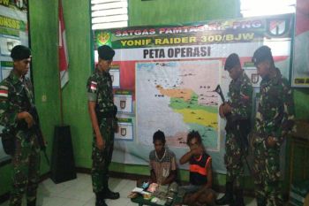 TNI amankan pemilik 1,5 kilogram ganja di Keerom
