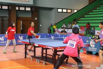 Kontingen Kalteng raih dua emas di tenis meja Peparpenas