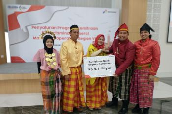 PT Pertamina salurkan bantuan permodalan UMKM Rp4,1 miliar