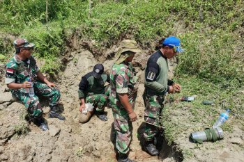 Lanud Silas Papare musnahkan bom dan amunisi sisa Perang Dunia II