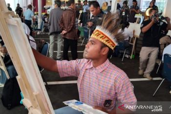 Lanud Silas Papare utus Maher ke lomba melukis tingkat nasional