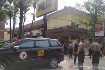 Enam orang korban luka akibat ledakan bom di Mapolrestabes Medan