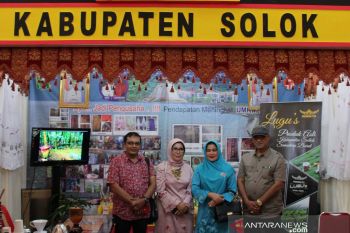 Kabupaten Solok promosikan produk UKM pada Sumbar Expo di Medan